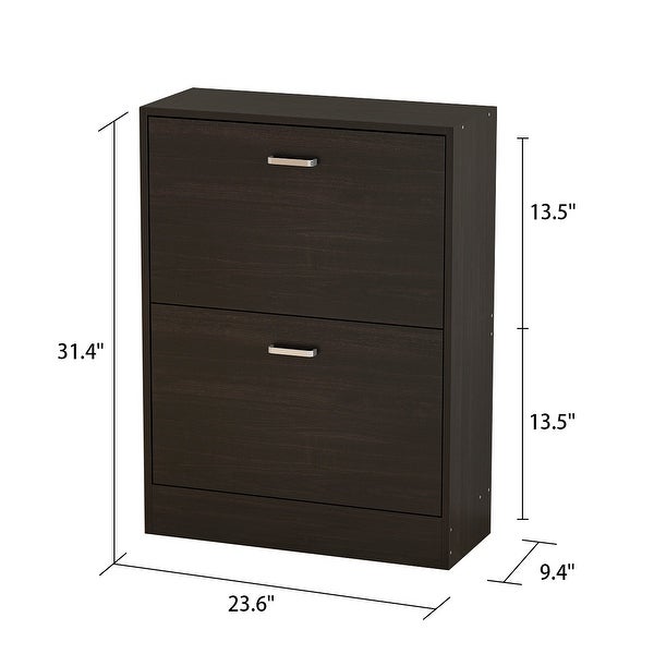 2-Tier Shoes Storage Cabinet - - 34558219