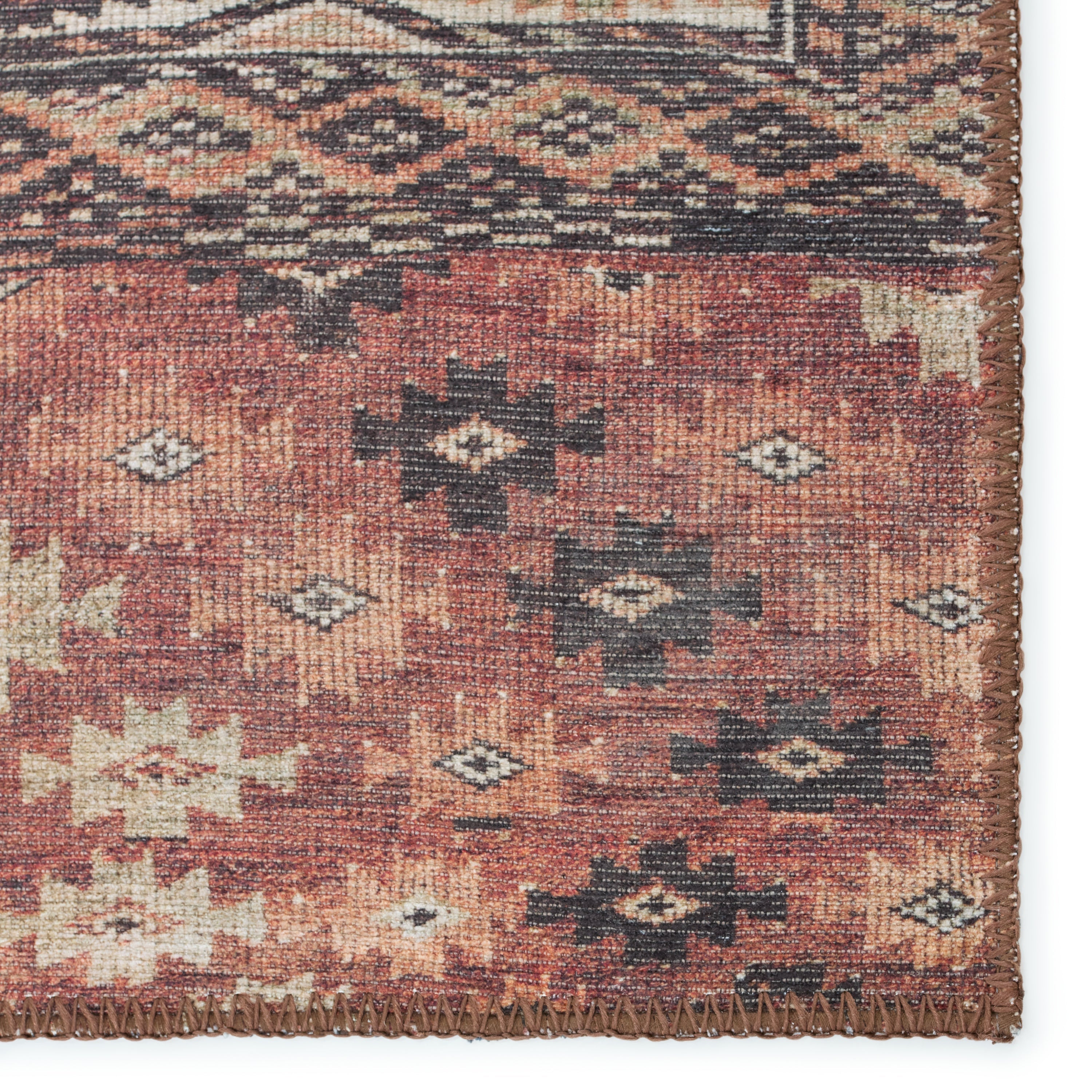 Harman Minerva Brown & Terracotta Rug