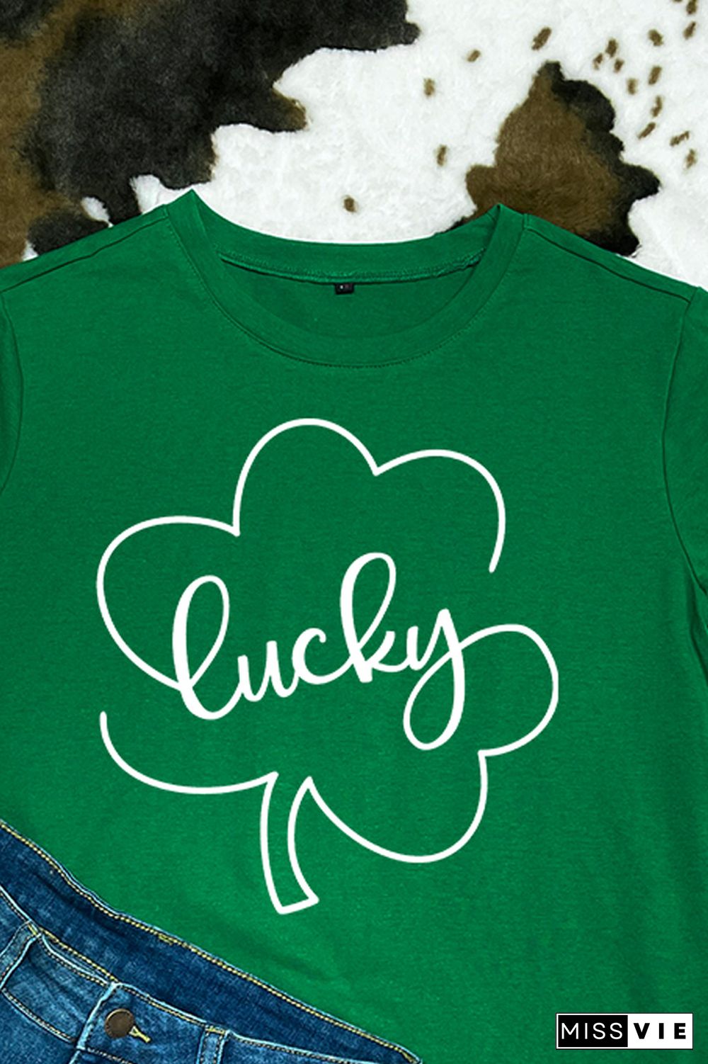 Lucky Bride Short Sleeve Graphic Tee Wholesale