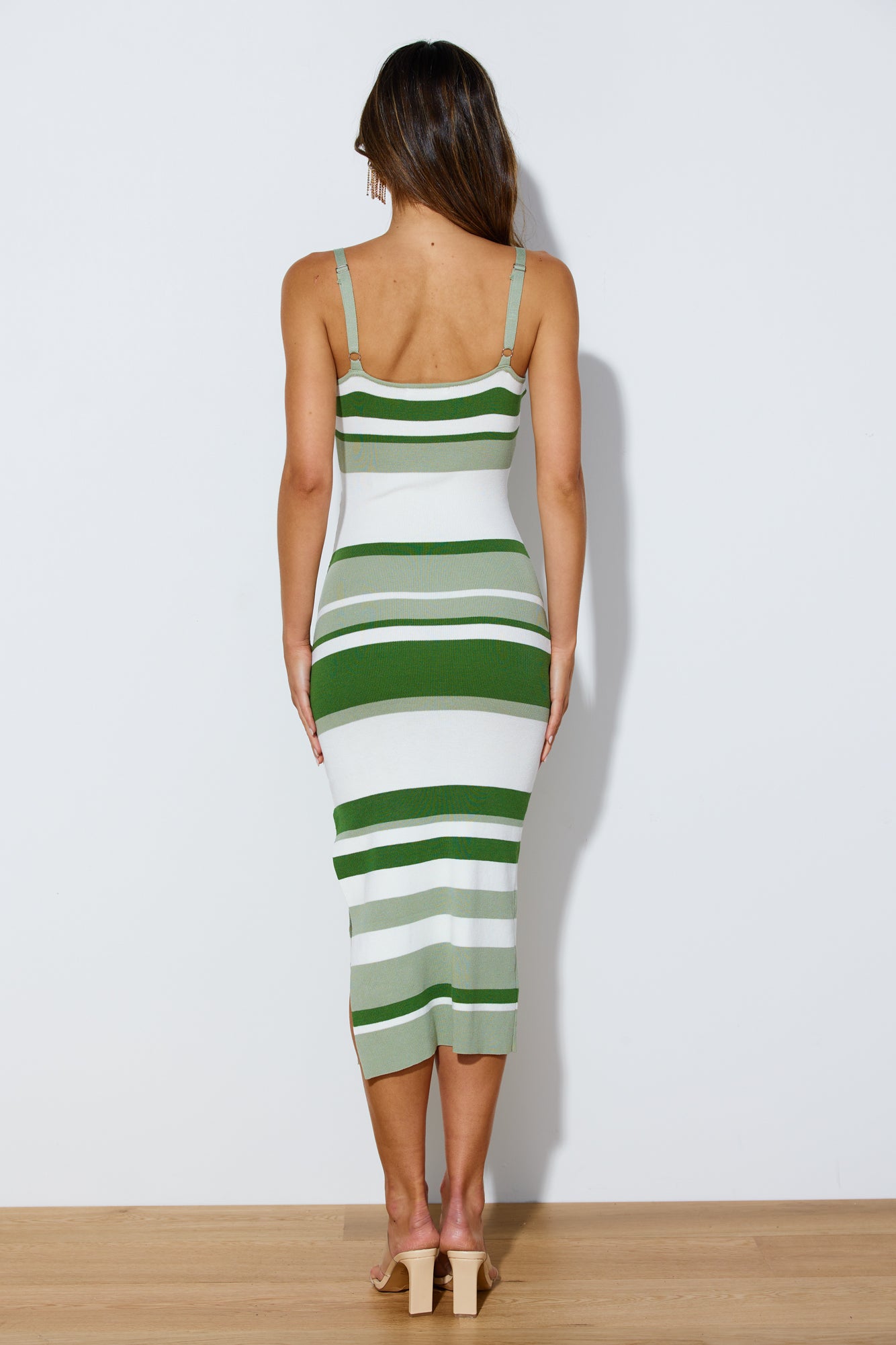 Sweetest Treat Midi Dress Green