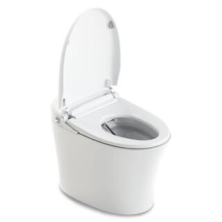 ANZZI Envo Aura Elongated Smart Bidet Toilet in White with Remote TL-STSF851WH