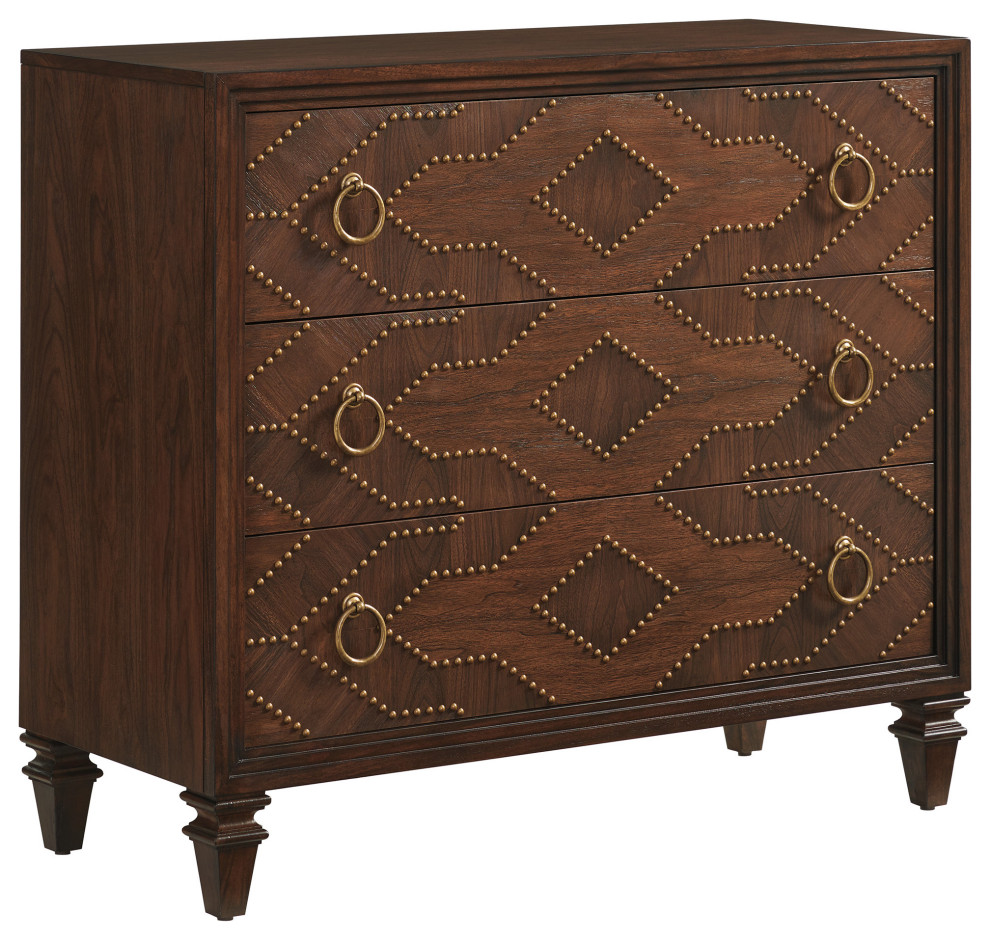 Woodland Drawer Hall Chest   Traditional   Accent Chests And Cabinets   by Lexington Home Brands  Houzz