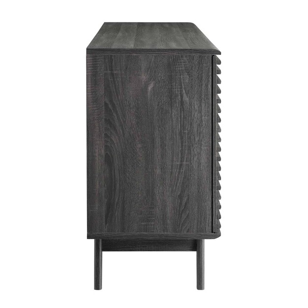 Render Sideboard Buffet Table Or Tv Stand Charcoal Modway