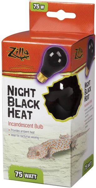 Zilla Night Black Heat Incandescent Reptile Terrarium Lamp