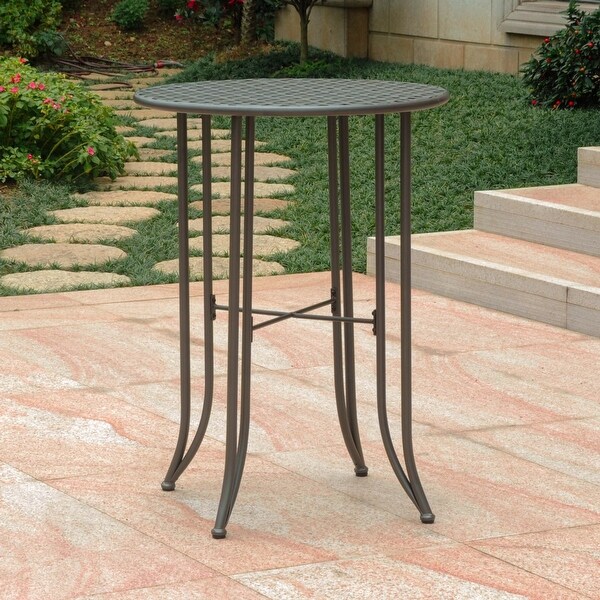 Mandalay 30inch Iron BarHeight Bistro Table