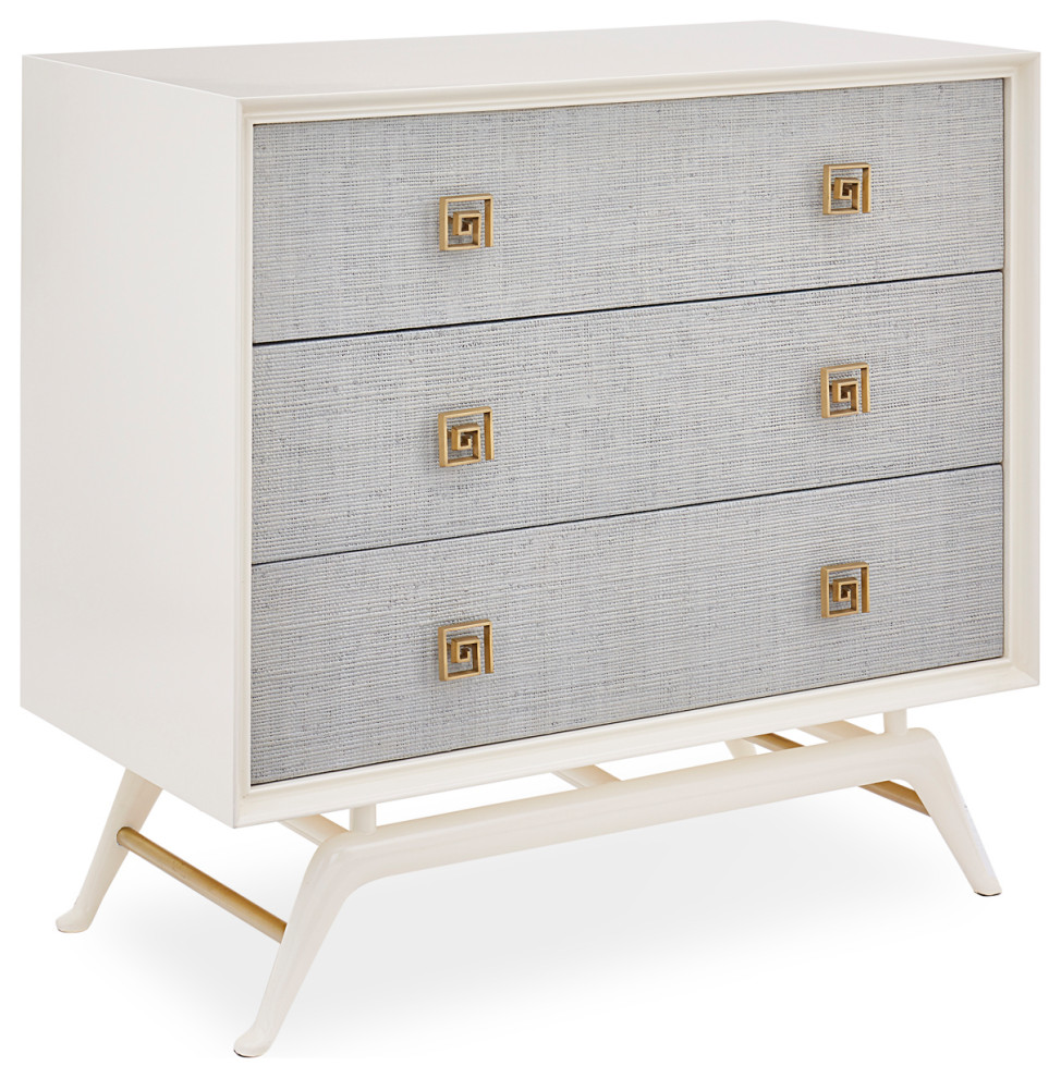 Siam Three Drawer Chest   Traditional   Accent Chests And Cabinets   by Jonathan Adler  Houzz