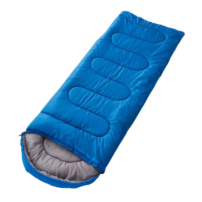 Outdoor Hiking Camping Thickened Warm Portable Soft Polyester Comfortable Single Outdoor Sleeping Bag