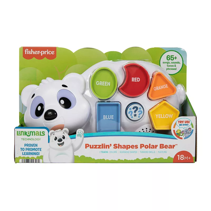 Fisher-Price Linkimals Puzzlin' Shapes Polar Bear