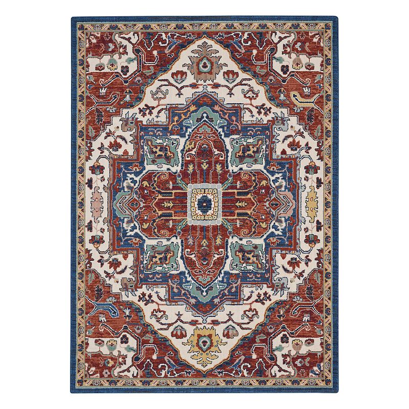 Nourison Parisa Classic Medallion Wool Indoor Rug