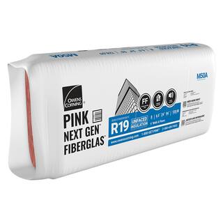 Owens Corning R-19 Unfaced Fiberglass Insulation Batt 24 in. x 96 in. (10-Bags) M50A