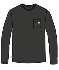 Heritage Recycled Relaxed Fit LS T-Shirt - Black