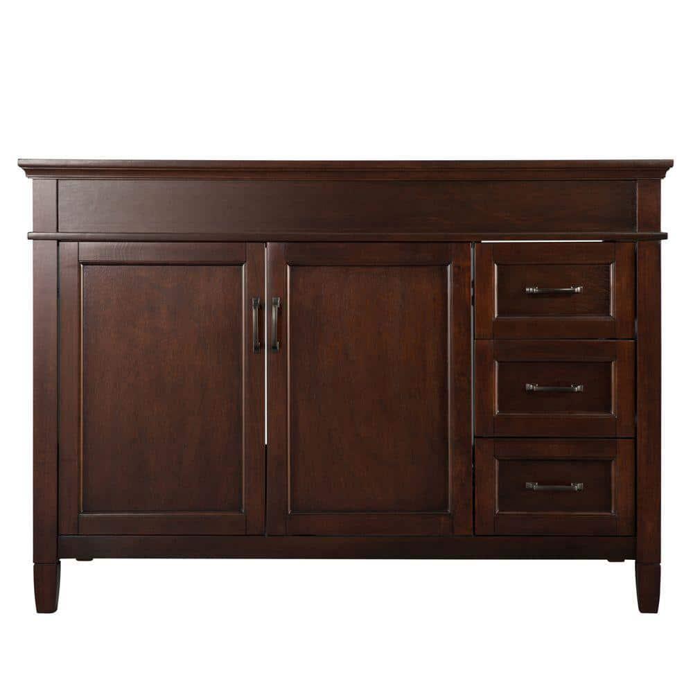 Home Decorators Collection Ashburn 48 in W Bath Vanity Cabinet Only in Mahogany