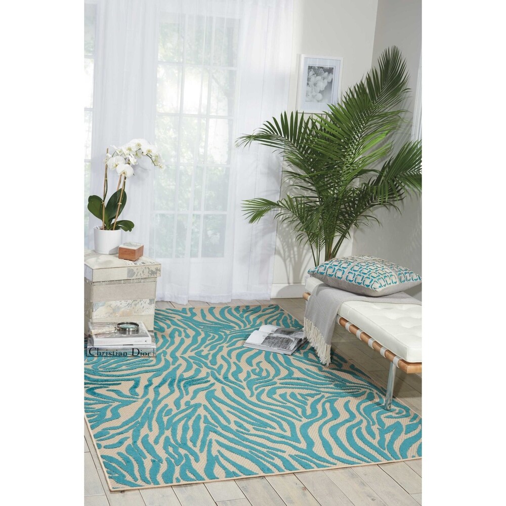 Nourison Animal Print Indoor/ Outdoor Area Rug