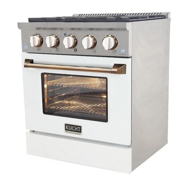 30 in. 4.2 cu. ft. Dual Fuel Range for Propane Gas with Sealed Burners and Convection Oven with Optional Color Door