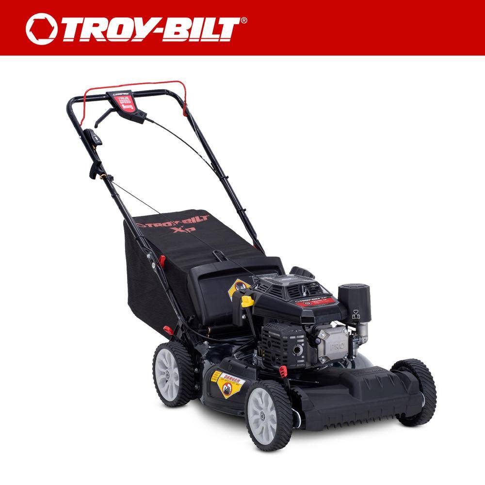 Troy-Bilt XP 21 in. 173cc Kohler Engine 3-in-1 Gas Self-Propelled Mower with Front Wheel Drive Lawn Mower TB240K XP