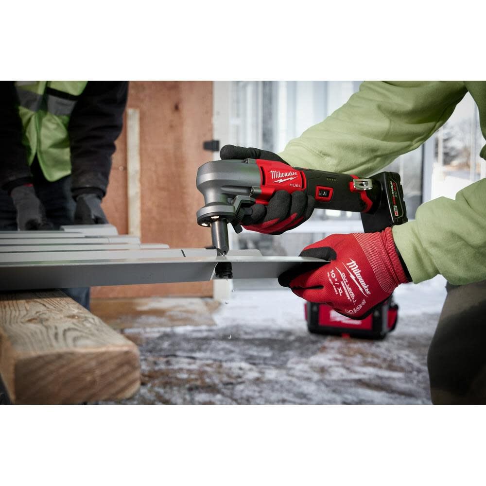 Milwaukee M12 FUEL Nibbler 16 Gauge Bare Tool with Extension Bundle 2476-20-49-72-0152 from Milwaukee