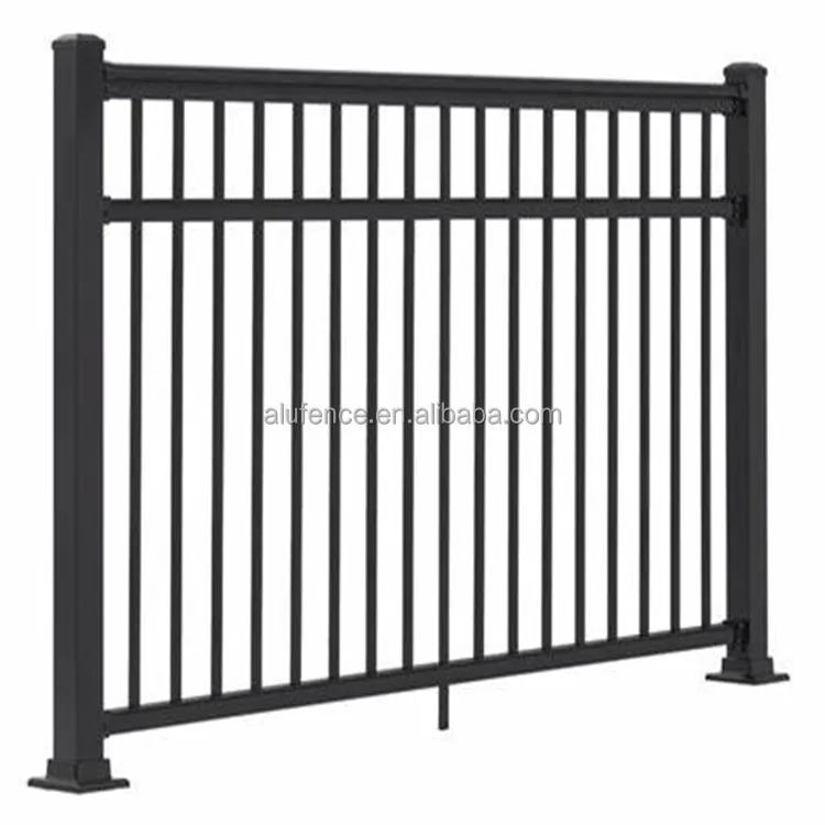 Popular Design Outdoor Factory Supply Aluminum Vertical Welded Fence Panel For Garden