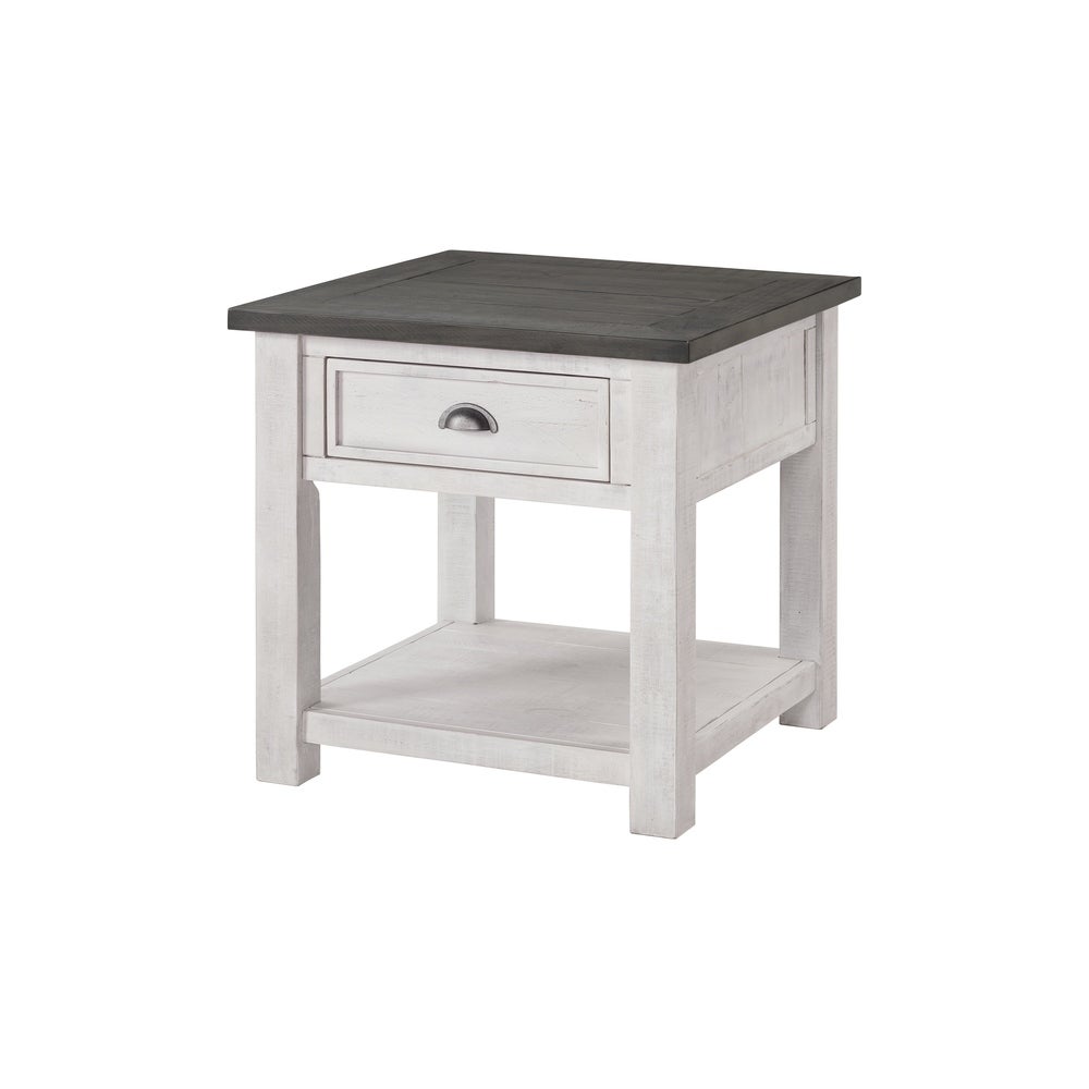 The Gray Barn Downington Solid Wood End Table