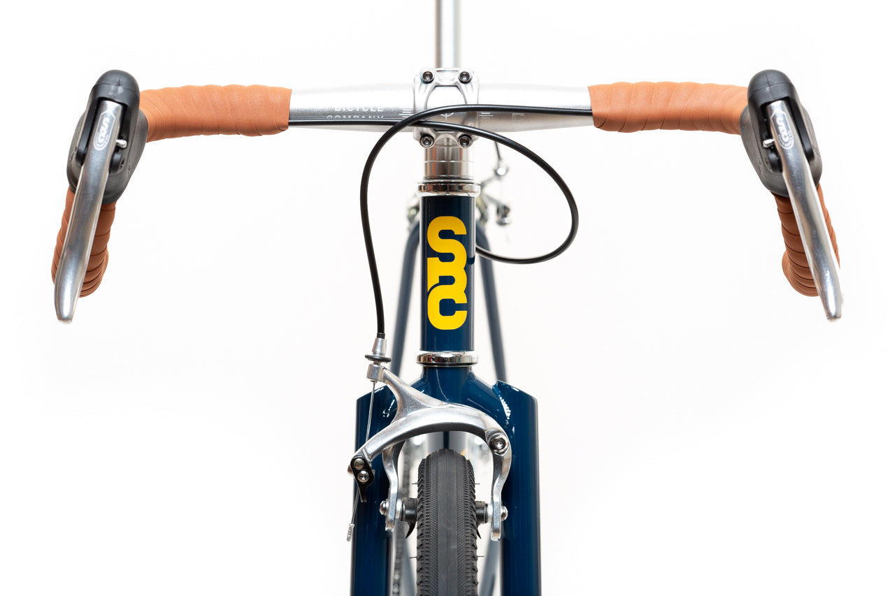 4130 - Navy / Gold – (Fixed Gear / Single-Speed)