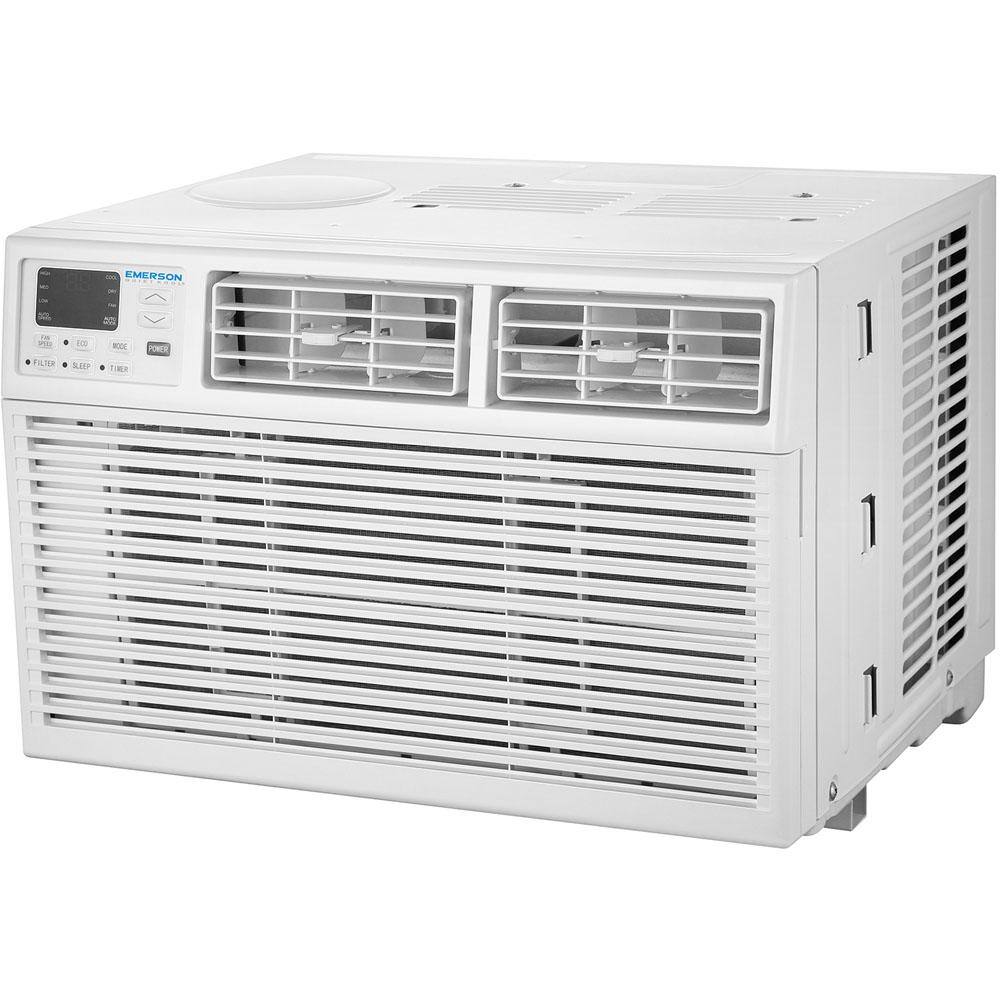 EQK 15000 BTU 115V Window AC with Remote Cools Rooms up to 700 Sq. Ft. Timer 3-Speeds Quiet Operation Auto-Restart EARC15RE1