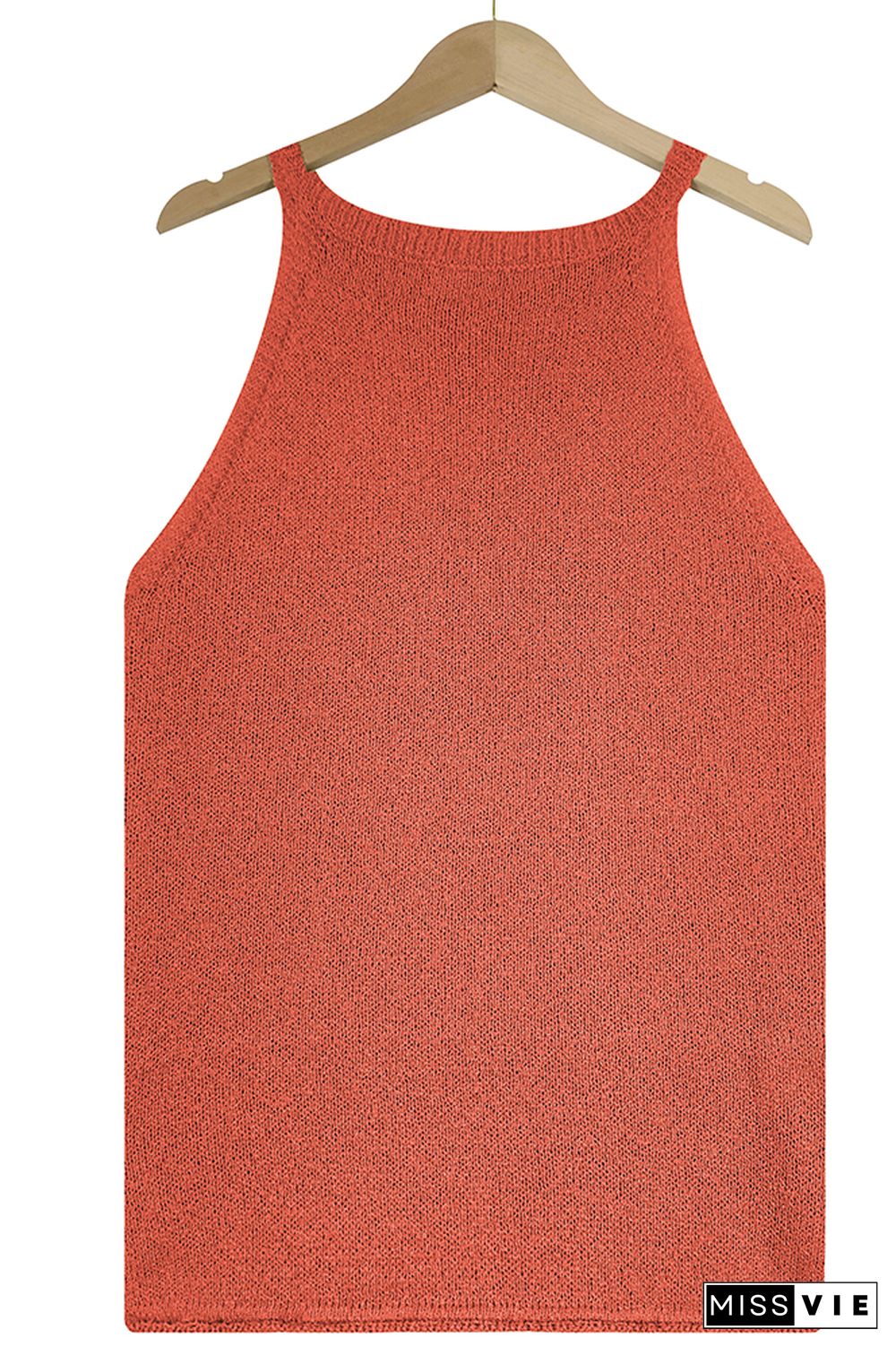 Plain Knit Tank Top