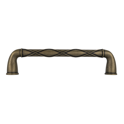 Amerock BP55424DBS Lattice Cabinet Appliance Pull For Kitchen And Bathroom Hardware 8 Center to Center Distressed Brass