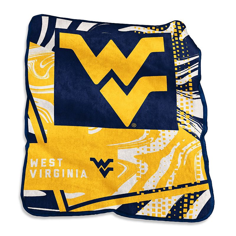 West Virginia Mountaineers 50 x 60 Swirl Raschel Throw Blanket