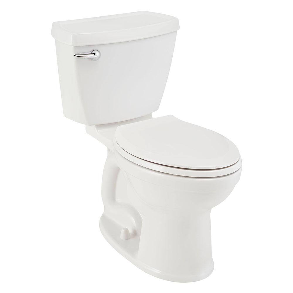 American Standard Champion 4 2-Piece 1.28 GPF Single Flush Elongated Toilet in White Seat Included 600AA001.020