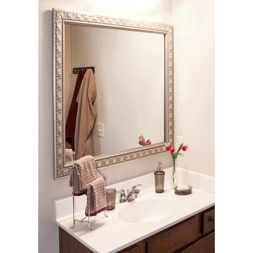 Hillsborough Nickel Framed Wall Mirror