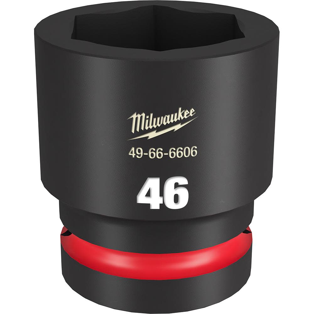 Milwaukee Impact Socket 1 Drive 46mm Standard 6 Point 49-66-6606 from Milwaukee