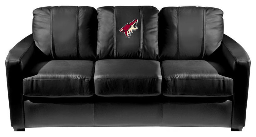 Arizona Coyotes NHL Silver Sofa   Contemporary   Sofas   by DreamSeats LLC  Houzz