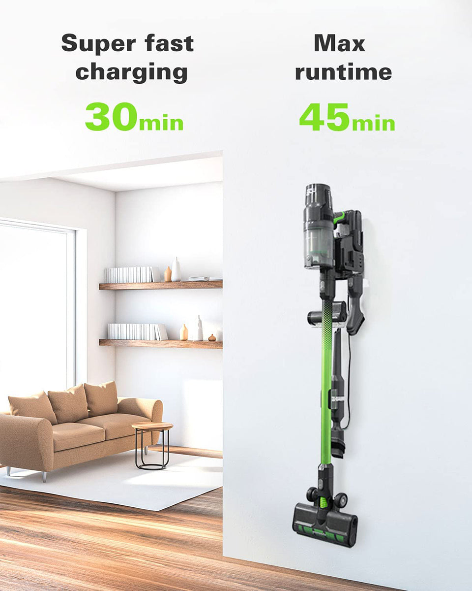 24V Green Cordless Stick Vacuum Bundle | Greenworks Tools