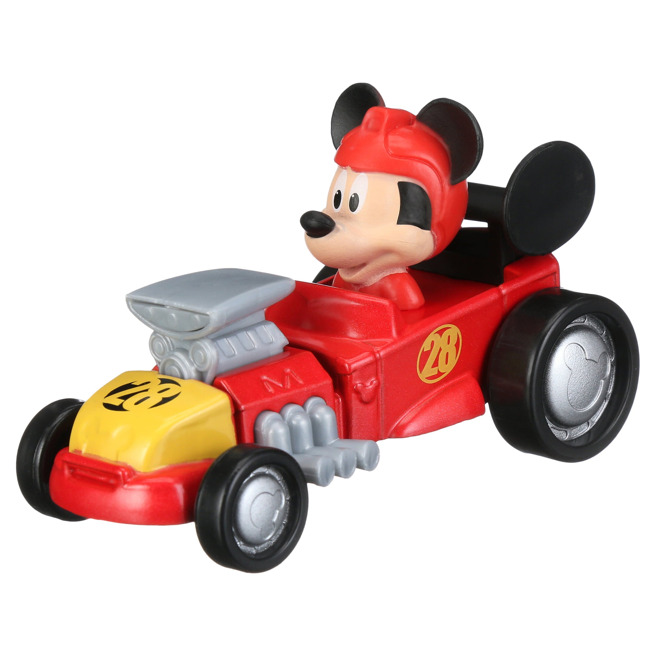 Mickey Mouse Die-Cast Roadster Vehicles 2-Pack， Mickey Mouse 2 Pack，  Kids Toys for Ages 3 Up， Gifts and Presents