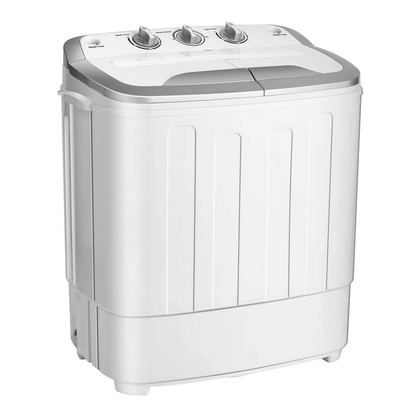 13 LBS Portable Washing Machine, Twin Tub Top Load Washer Dryer Combo for Rv Apartment Dorm