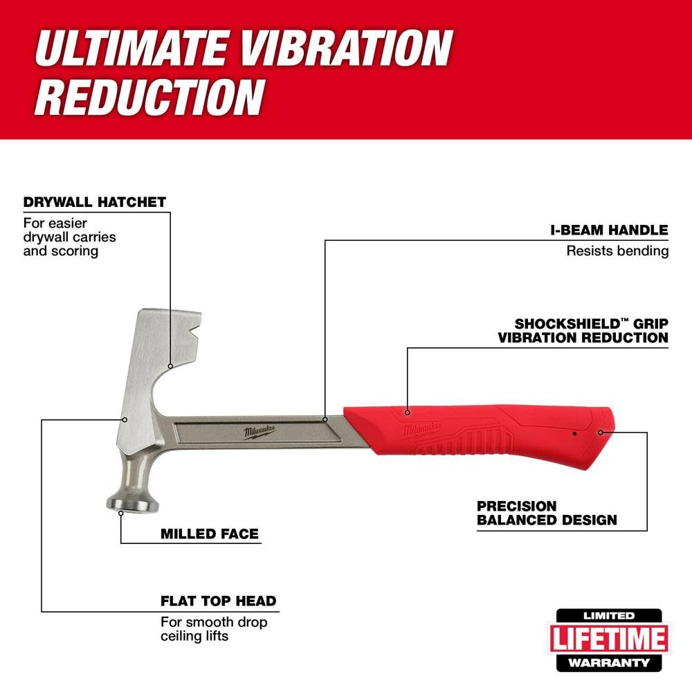 Milwaukee 15oz Drywall Hammer 48-22-9060 from Milwaukee