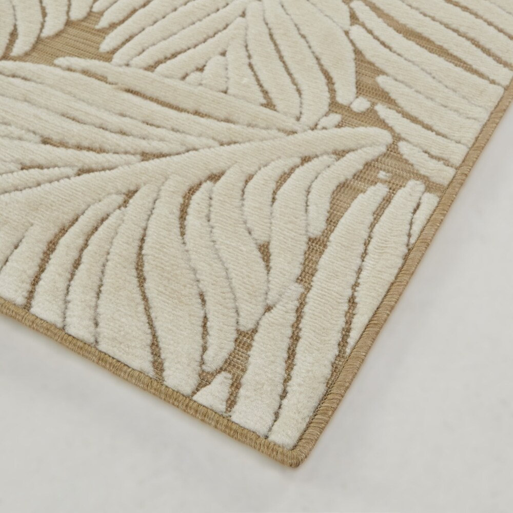 Alegria Tropical Leaves Area Rug