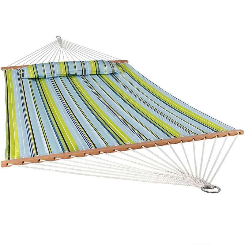 Ultimate Patio Quilted Hammock w/ Spreader Bars