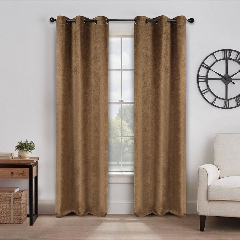 SUPERIOR Senna Insulated Thermal Blackout Set of 2 Window Curtain Panels