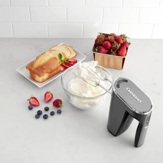 Cuisinart Evolution X 5-Speed Silver Rechargeable Cordless Hand Mixer with Recipes and Instruction Book RHM-100