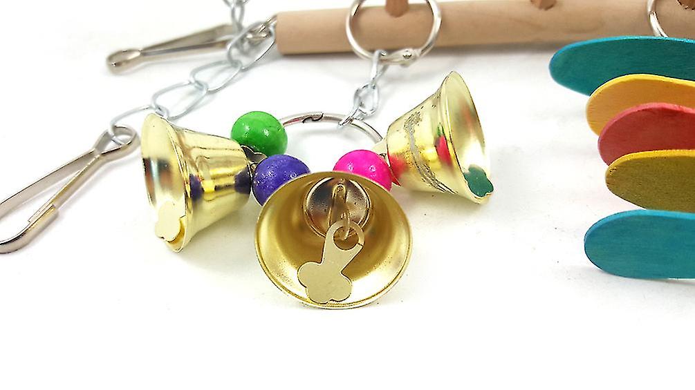 Bird Toys Wooden Stairs Swing Ladder Climbing Ladder Parrot Toy Stairs Small And Medium Parrot Toys