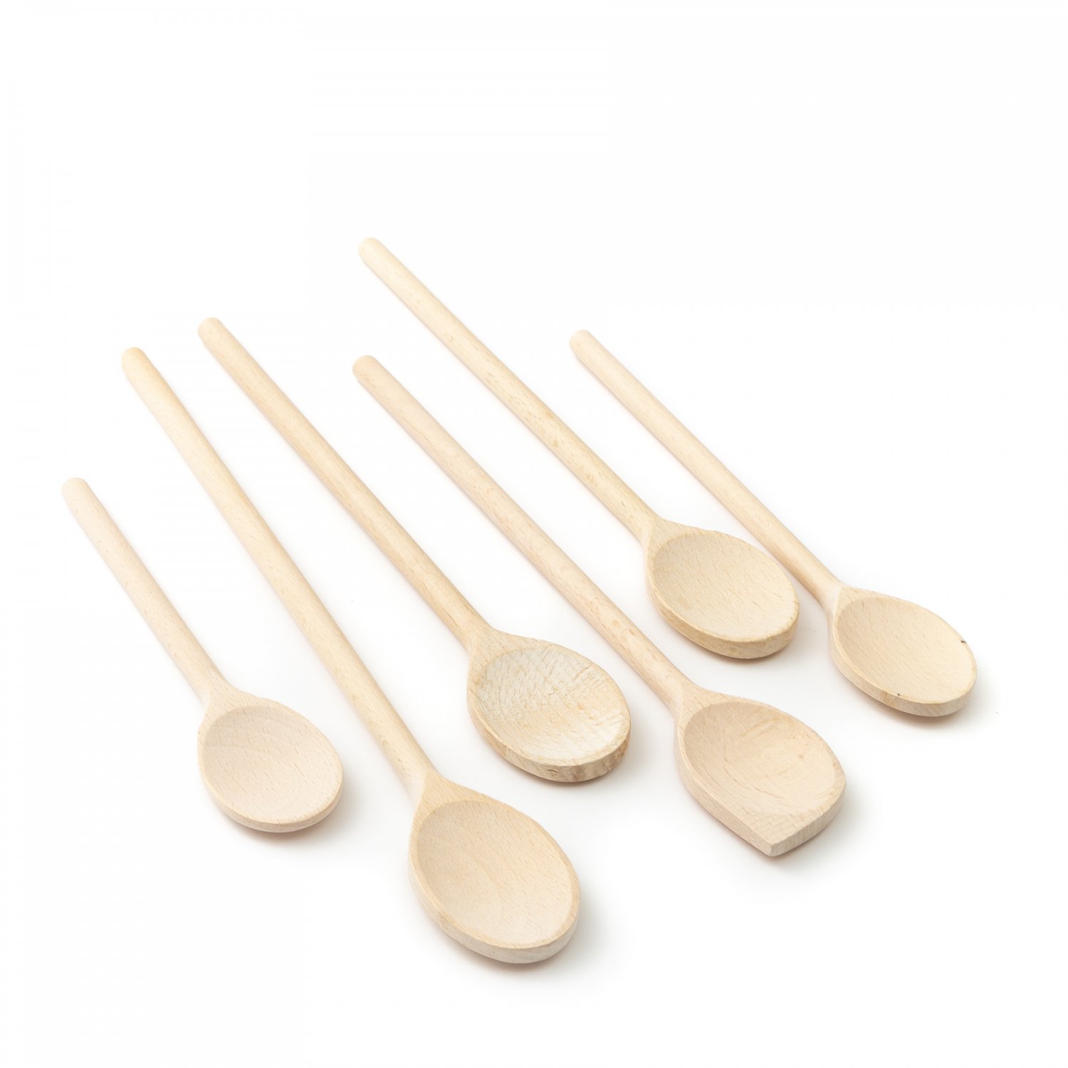 Tuuli Kitchen 6 Piece Wooden Cooking Spoons Kitchen Utensil Set