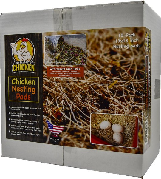 My Favorite Chicken Excelsior Chicken Nest Pads