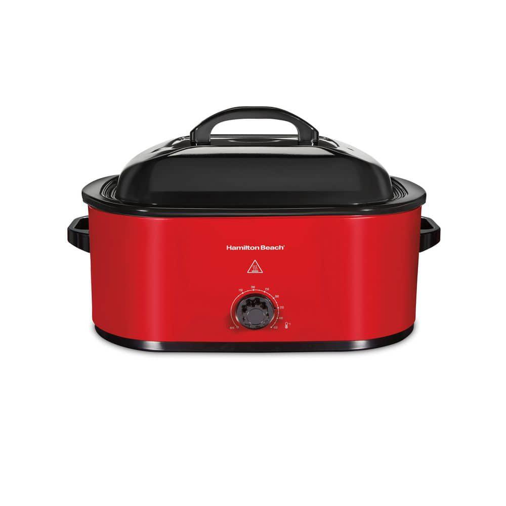 Hamilton Beach 22 Qt Red Roaster Oven