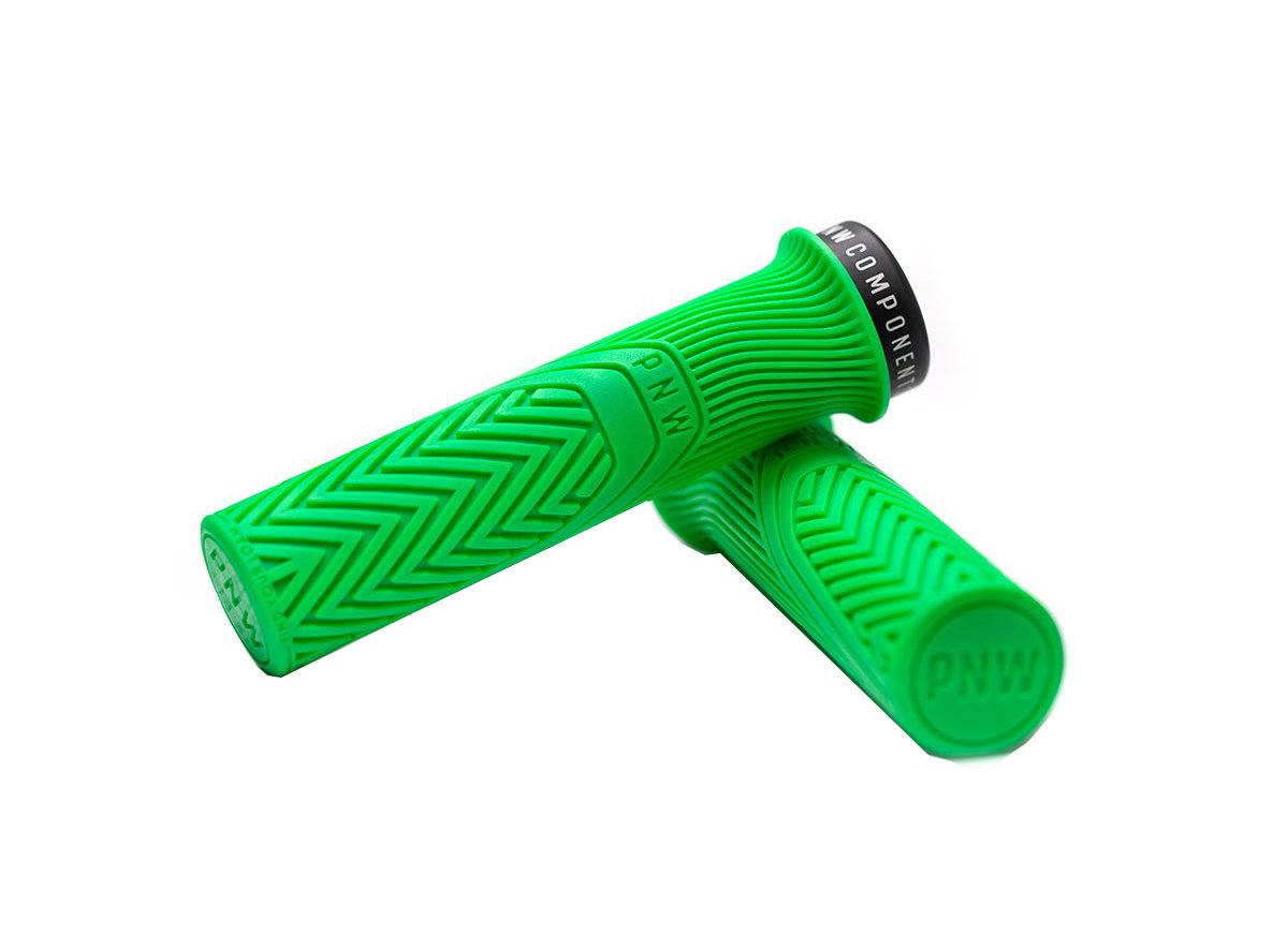 PNW Loam MTB Lock-On Grips - Moto Green