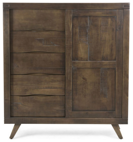 Pasco Gentleman  x27s Chest   Midcentury   Accent Chests And Cabinets   by Steve Silver  Houzz