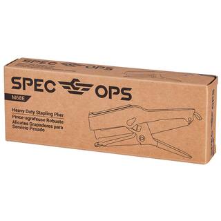 SPEC OPS Elite Duty Packaging Plier Stapler 716 Crown 14 in. - 38 in. Leg Length Staples M68E