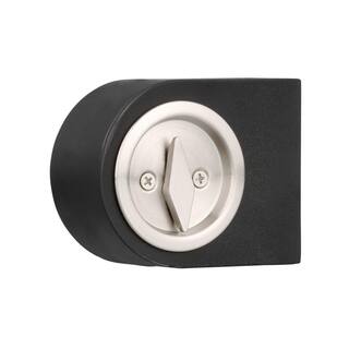 Kwikset Round Satin Nickel BedBath Pocket Door Lock 335 15 RND PCKT DR LCK