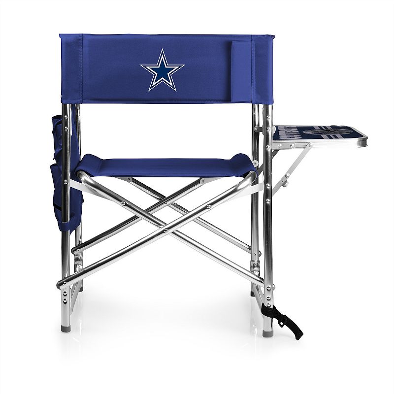 NFL Dallas Cowboys Sports Chair with Side Table