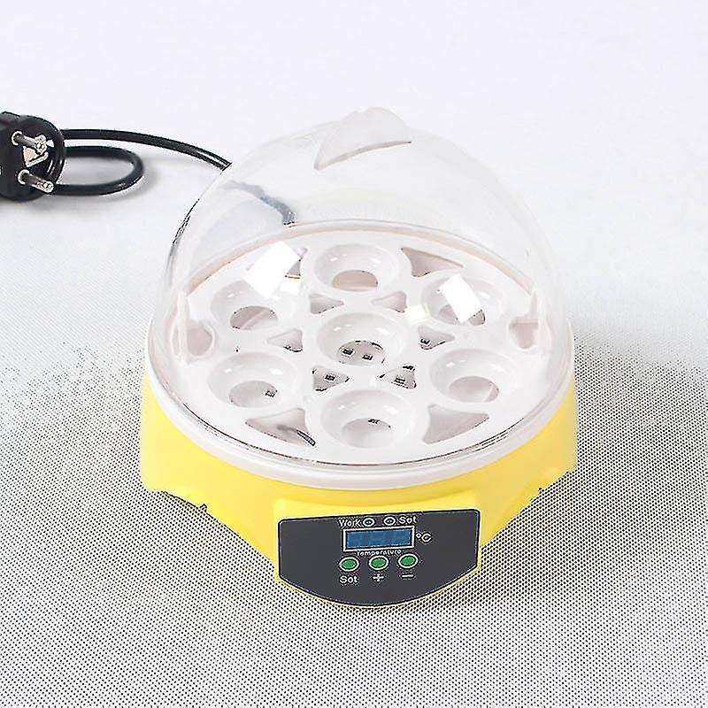 Automatic Poultry 7pcs Eggs Incubator Temperature Control Poultry Bird Chicken Hatcher