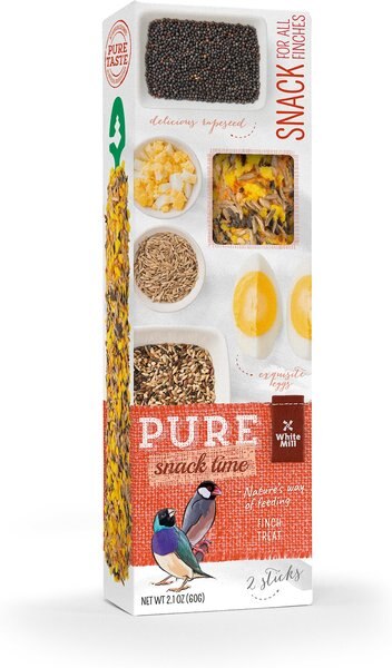 White Mill PURE Wild Seeds Bird Treat Stick， 2.1-oz box